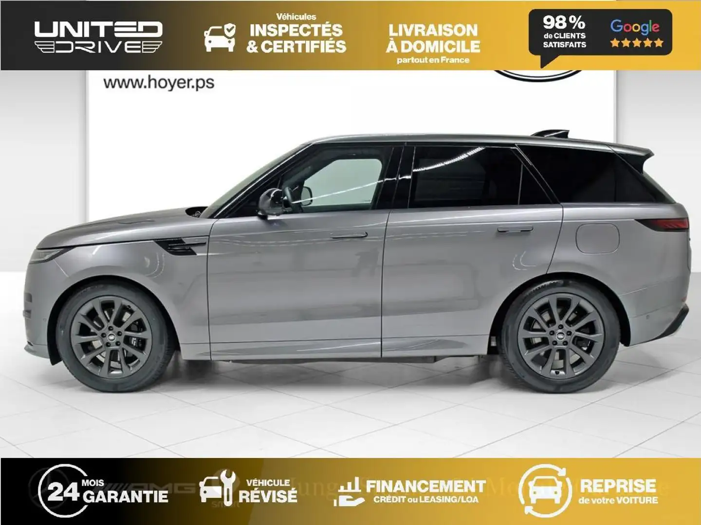 Land Rover Range Rover Sport Range Rover 3.0 P460e - BVA  2022 Dynamic SE Grey - 2