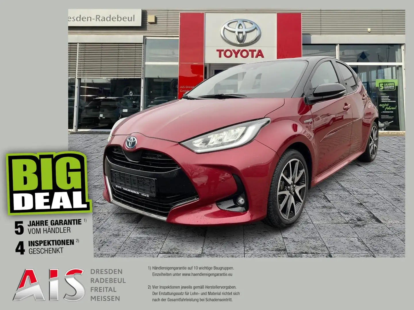 Toyota Yaris 1.5 Hybrid Style HUD*ACC*KAM*DAB*SHZ Rot - 1