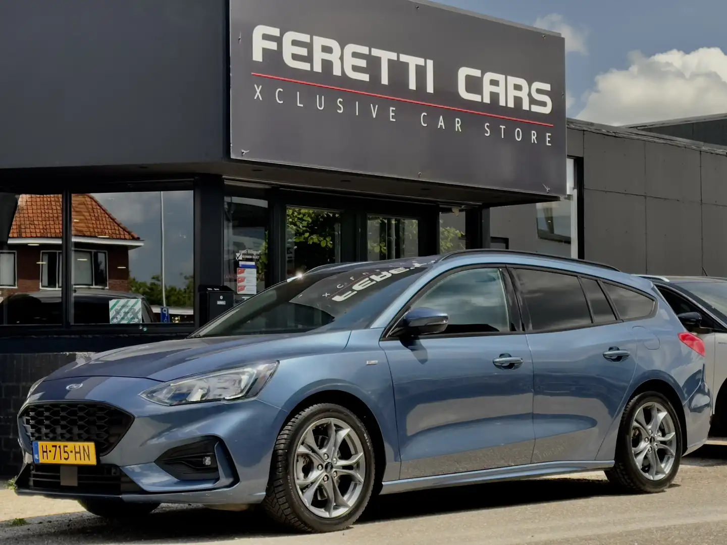 Ford Focus Wagon 1.5 ECOBOOST AUT8 ST-LINE 150PK NAVI AIRCO P Blau - 1