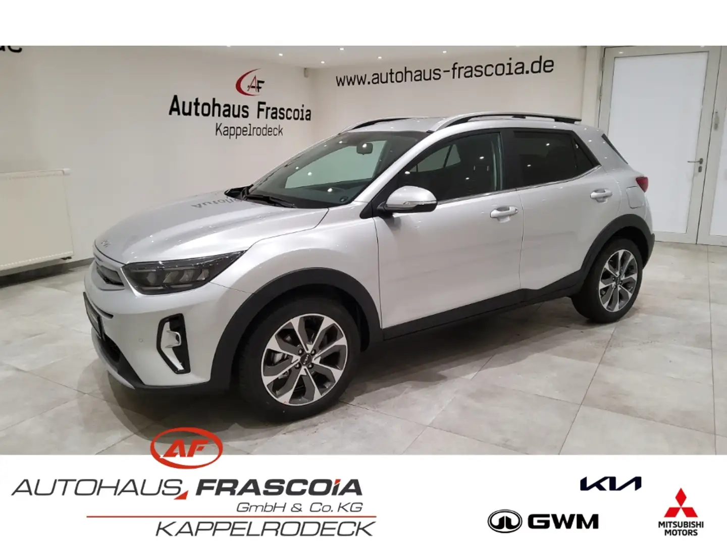 Kia Stonic Spirit 1.0 T-GDI Navi LED PDC Rückfahrkam. Apple C Silber - 1