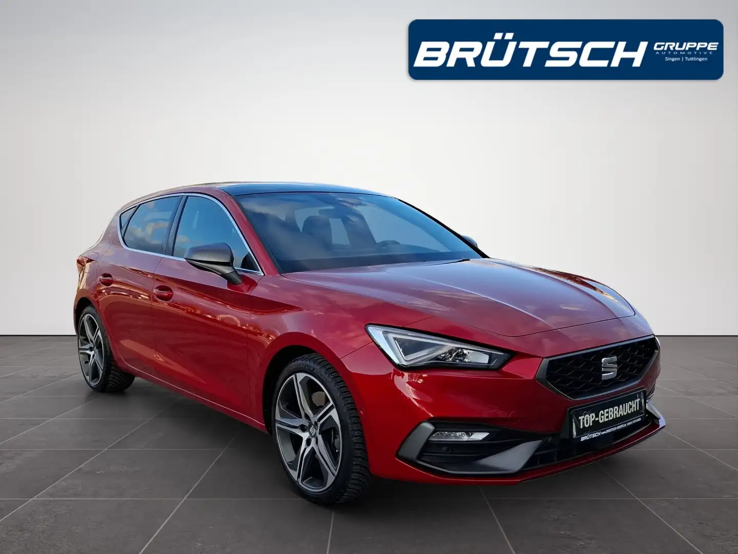 SEAT Leon FR 1.5 eTSI DSG / AHK / PANORAMA / VOLL-LED / NAVI Rot - 2