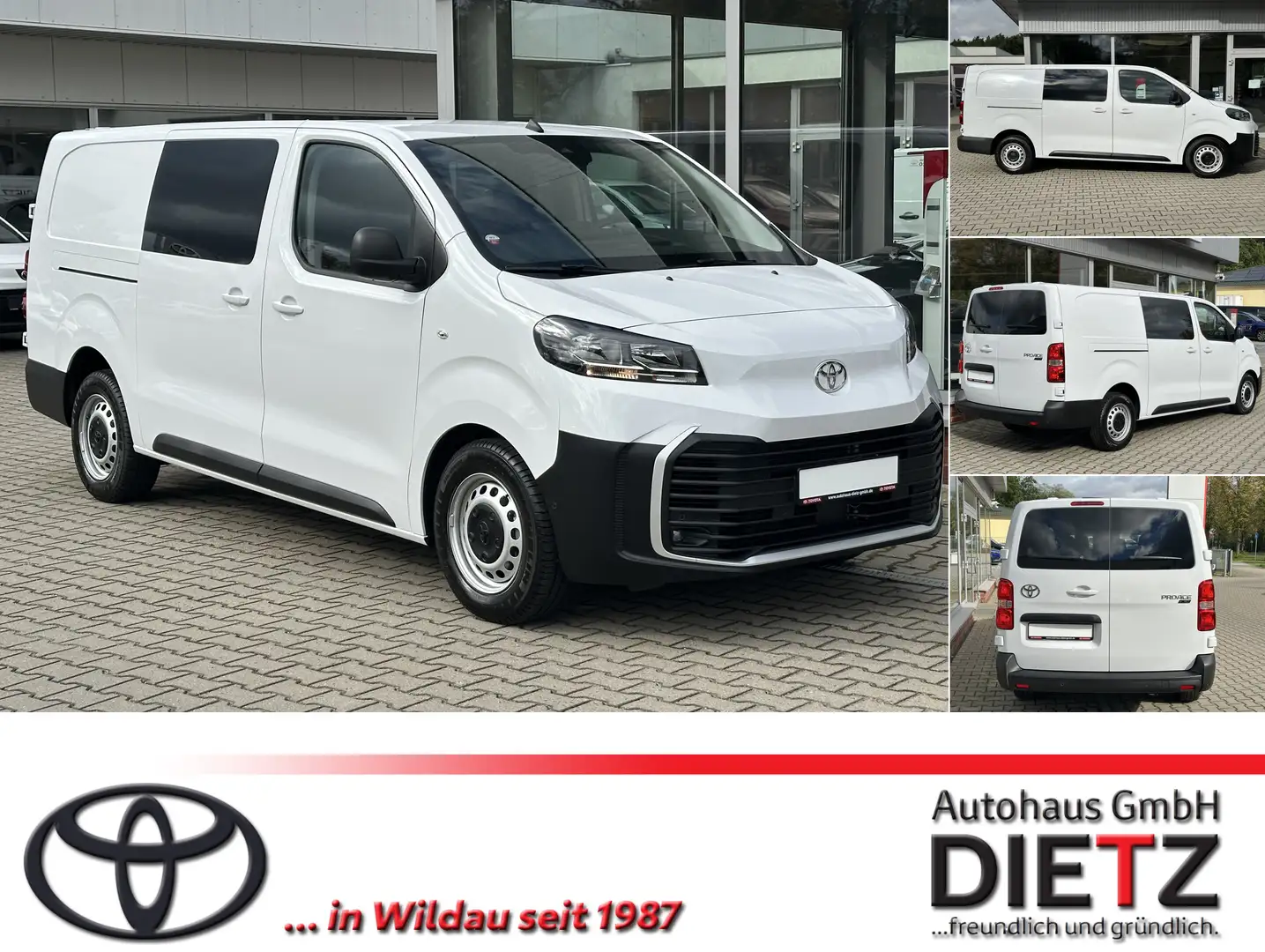 Toyota Proace L2 2.0 D-4D  Doppelkabine 5-türig Select (Doka) Weiß - 1