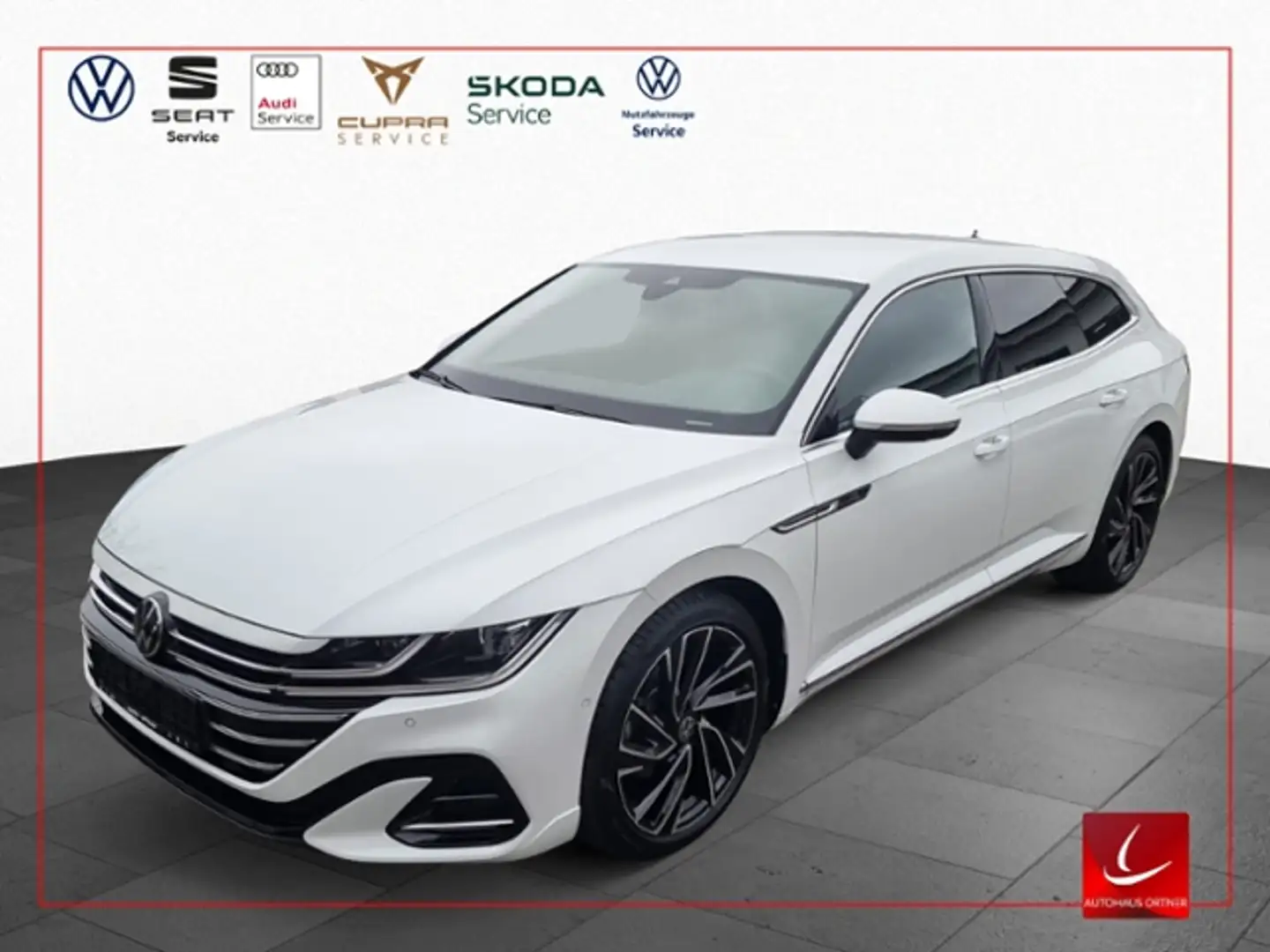 Volkswagen Arteon Shootingbrake R-LINE 2,0 TDI 4MOTION HARMAN&KARDO Weiß - 1