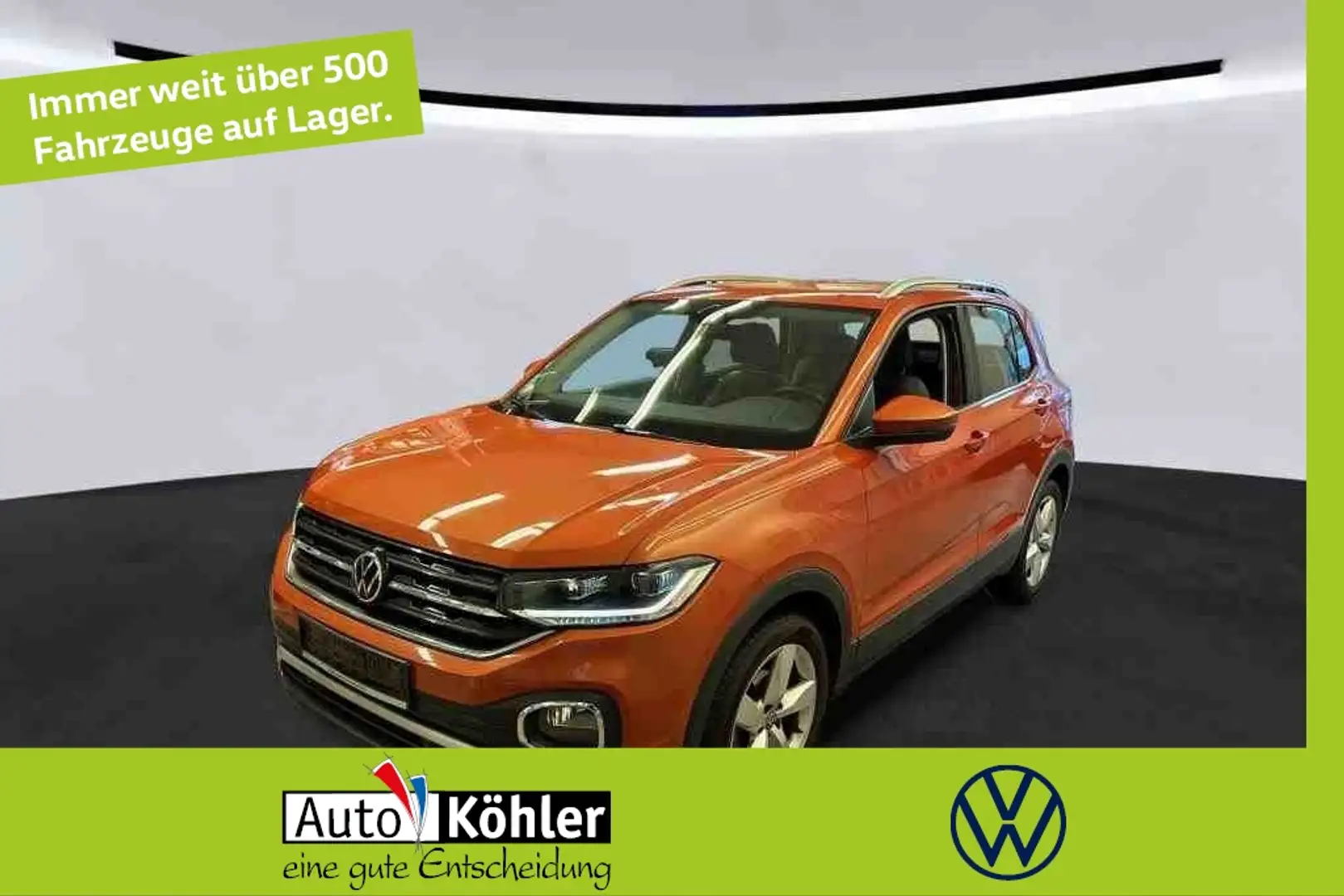 Volkswagen T-Cross Style TSI DSG CarPlay/Virt/ACC/Kamera Orange - 1