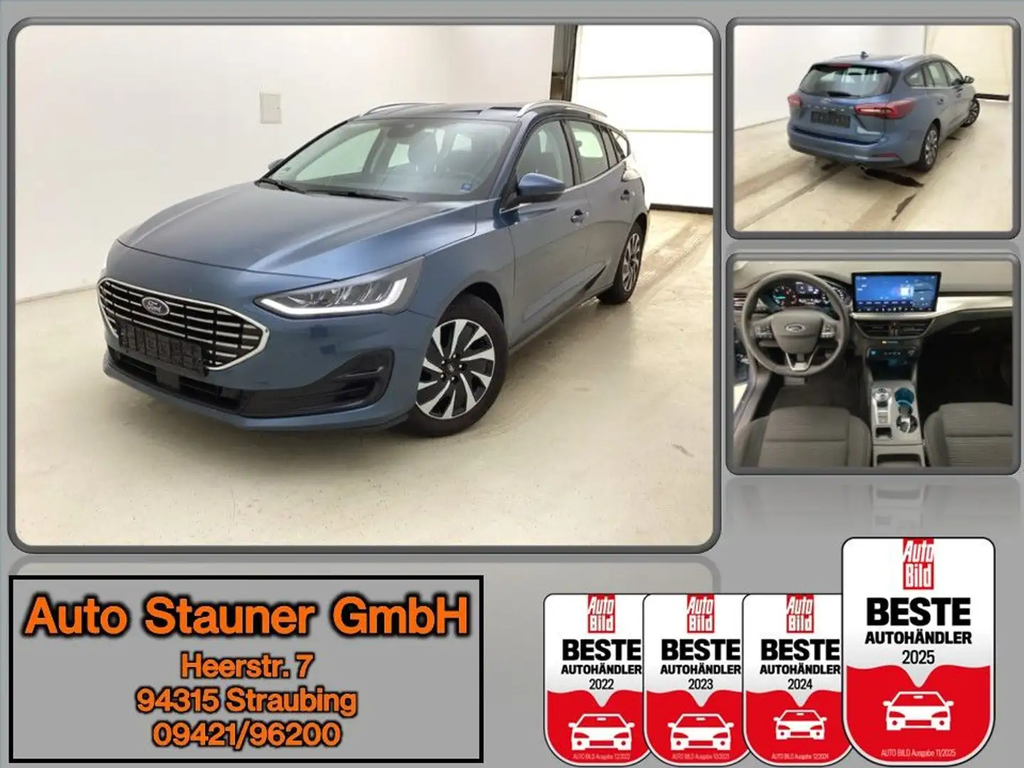 Ford Focus Turnier Titanium 1.5 EcoBlue*iACC*LED*NAVI Blau - 1