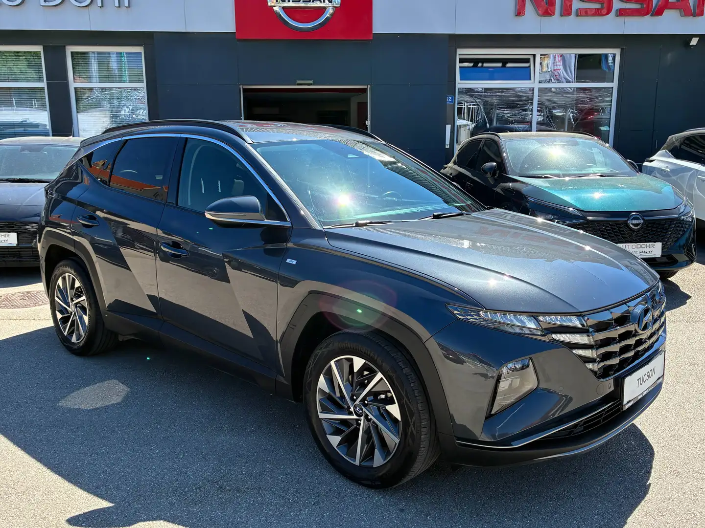 Hyundai TUCSON Tucson 1,6 T-GDI 2WD 48V Trend Line DCT Trend Line Grau - 1