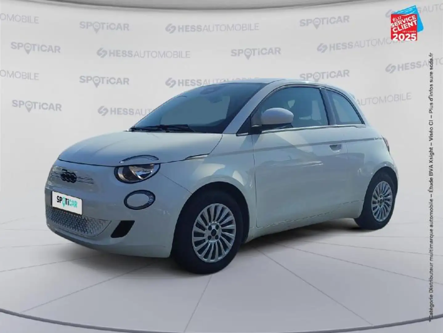 Fiat 500e e 95ch Action Plus Blanc - 1