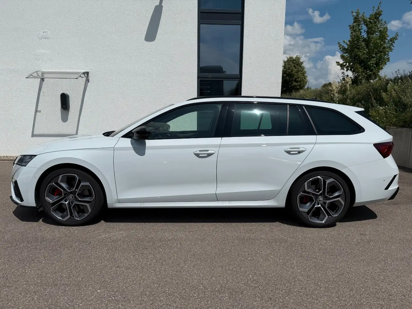 Skoda Octavia Combi RS Blanc - 2