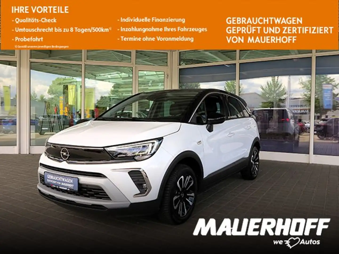 Opel Crossland X Crossland Elegance | Navi | Kamera | PDC | Sitzh Weiß - 1
