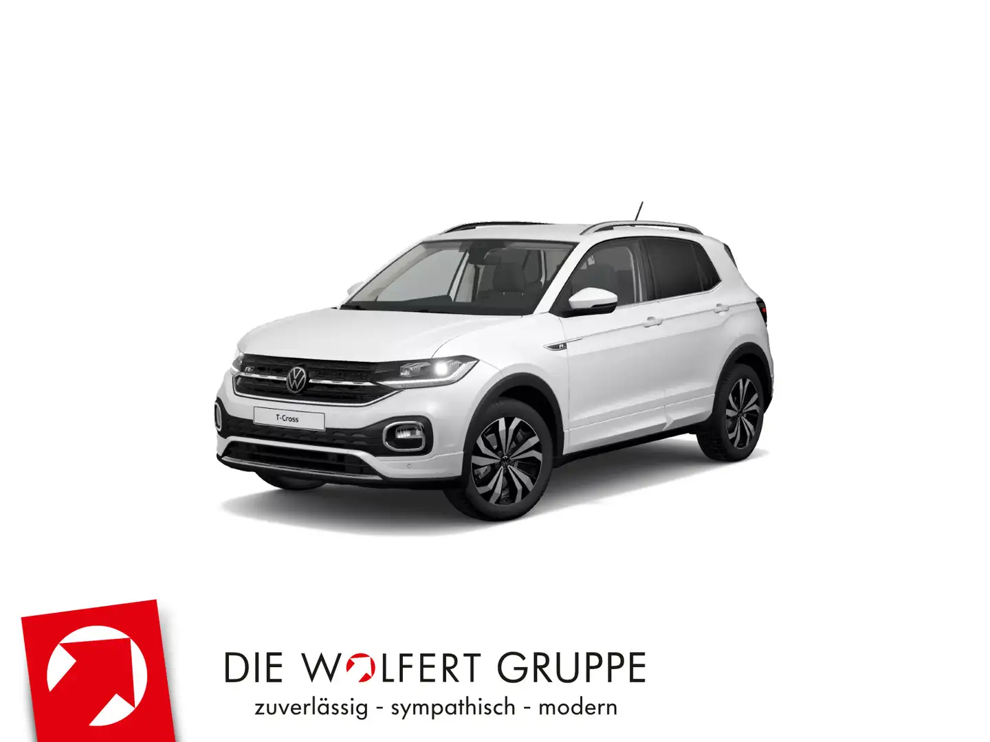 Volkswagen T-Cross R-Line 1.5 TSI DSG RFK ACC NAVI Weiß - 1