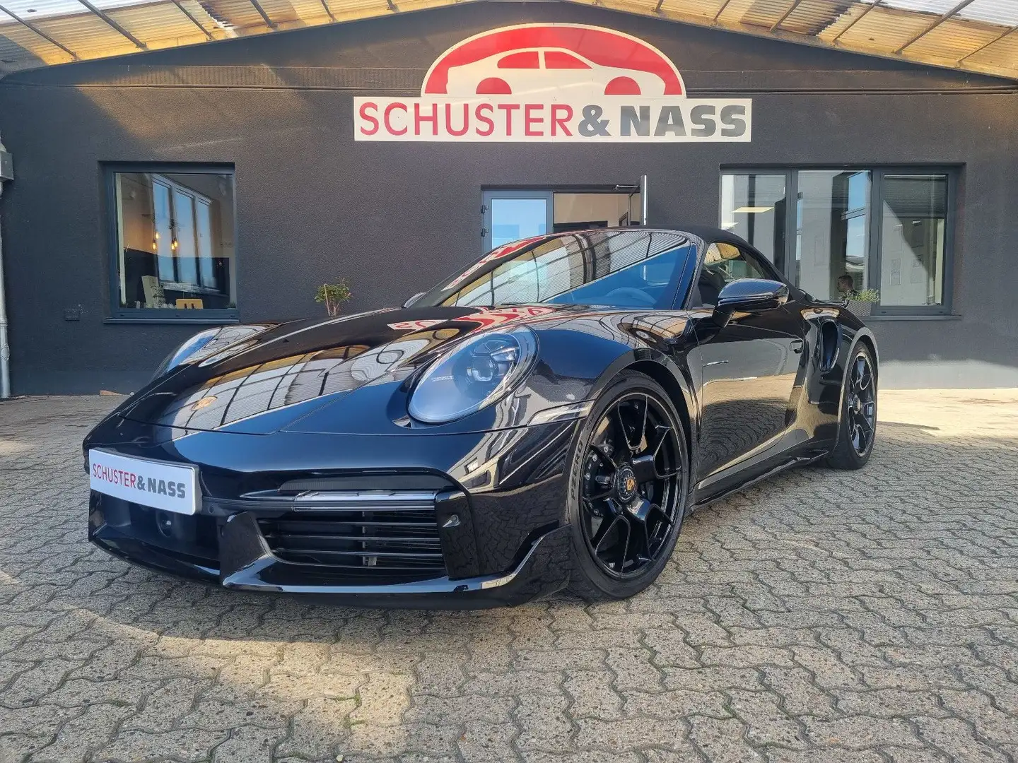 Porsche 992 911 Turbo S Cabriolet*Matrix LED*360°*Nachtsicht Schwarz - 1