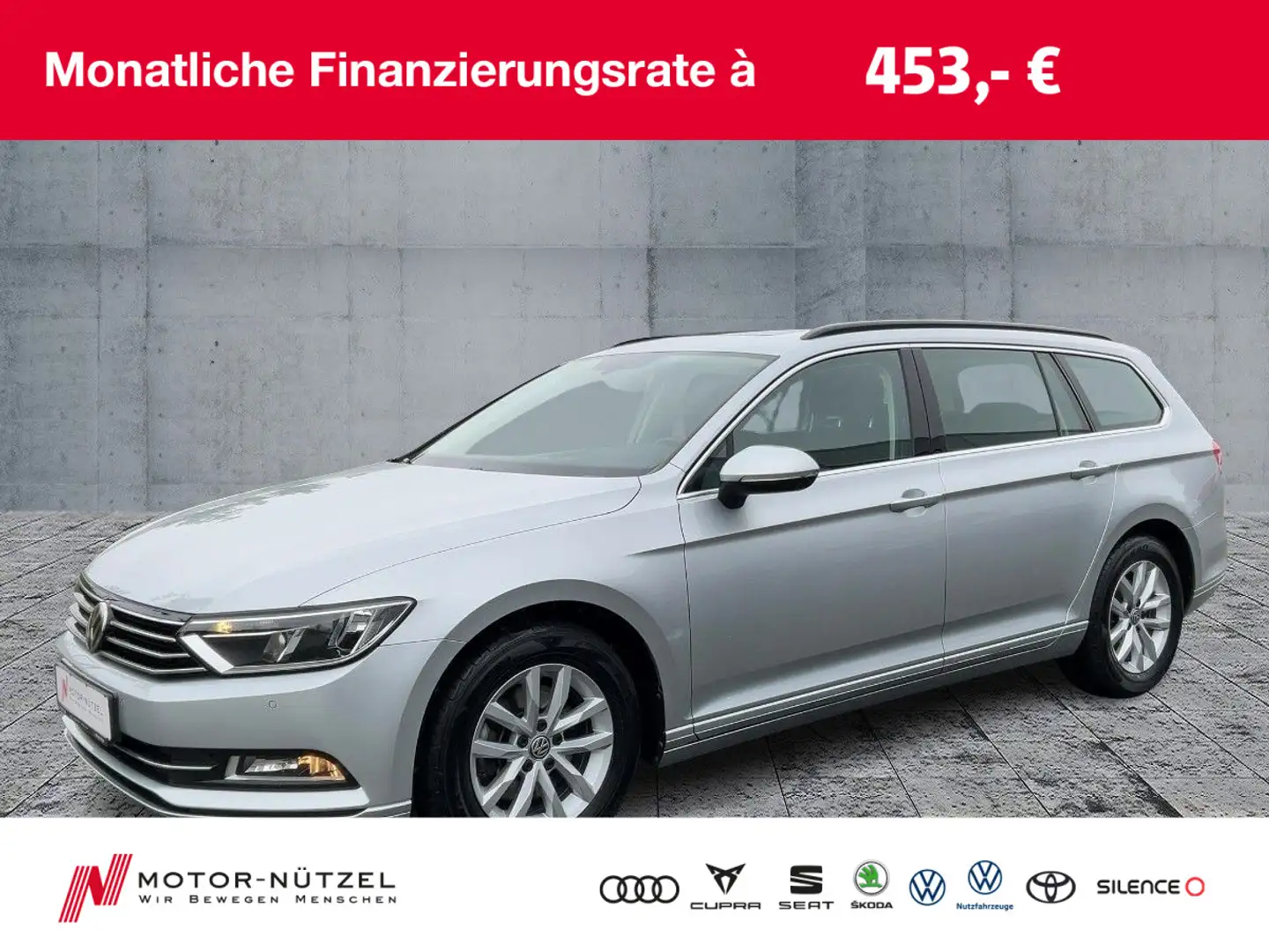 Volkswagen Passat Variant 1.5 TSI DSG COMFORTLINE PANO+NAVI Silver - 1