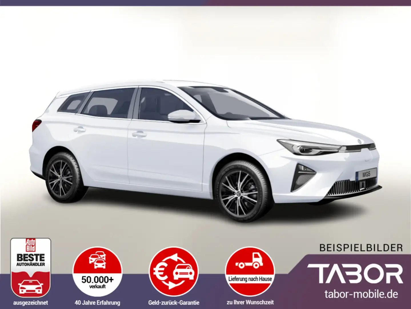 MG MG5 51kWh Luxury ACC Kam360° LED Nav SHZ Keyl Bílá - 1