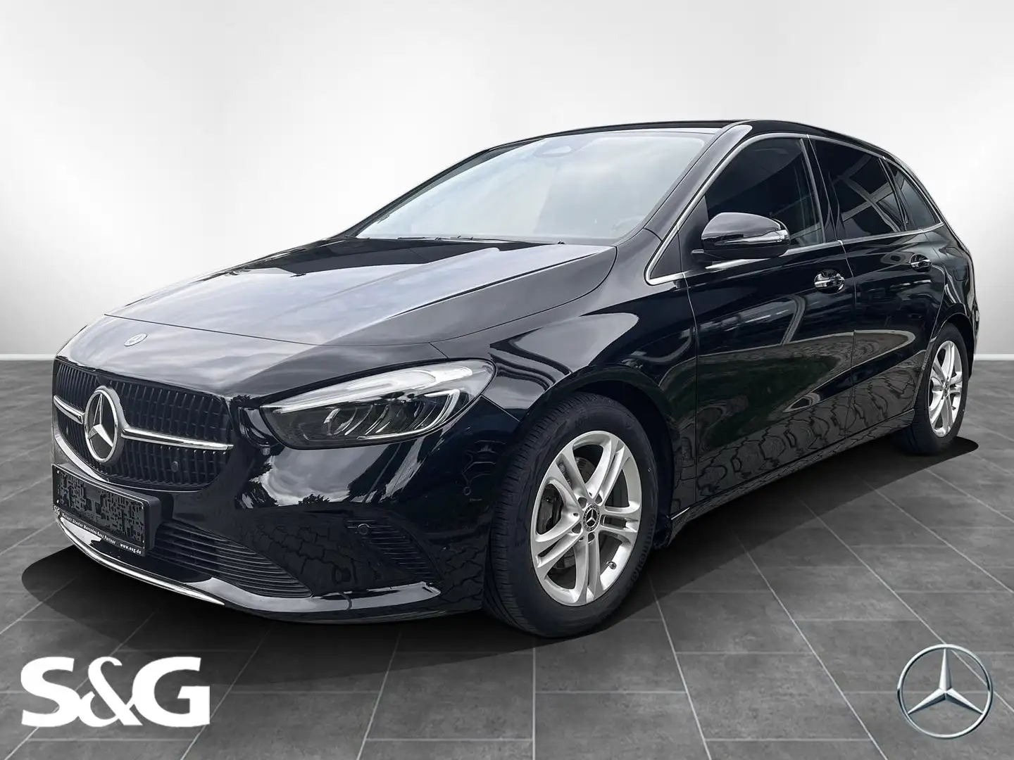 Mercedes-Benz B 200 Progressive RüKam+MBUX+Totwink+17+Sitzhzg Zwart - 1