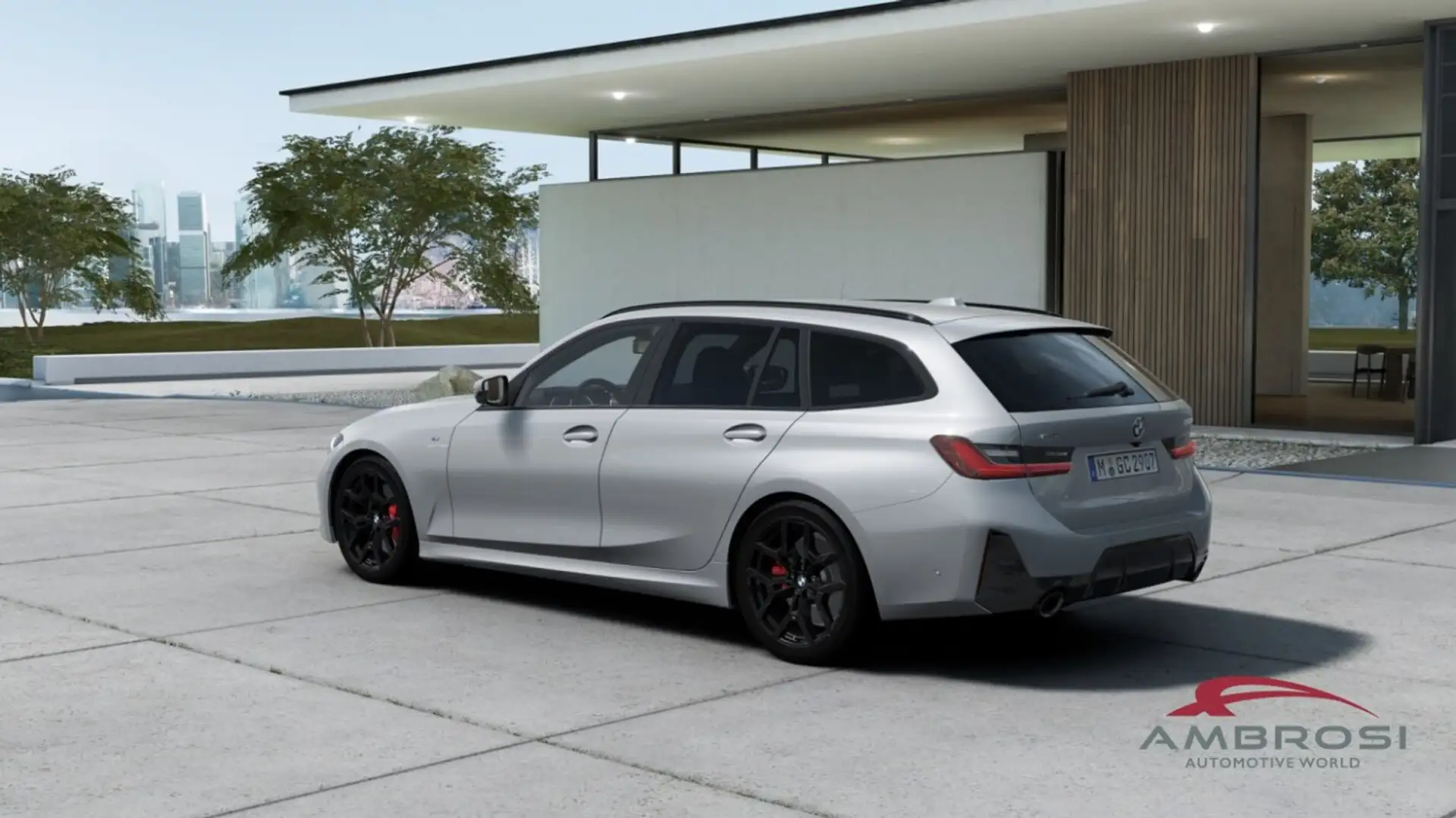 BMW 320 320d mhev 48V xdrive MSport Pro auto Gris - 2