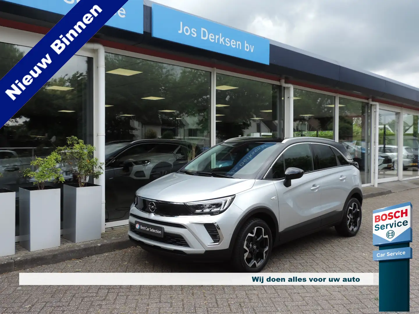 Opel Crossland 1.2 Turbo 110PK Ultimate - Navo | Camera | PDC v+a Zilver - 1