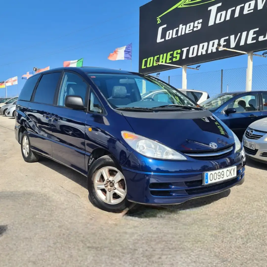 Toyota Previa 2.0 D4-D Terra 8 pl. Blau - 1