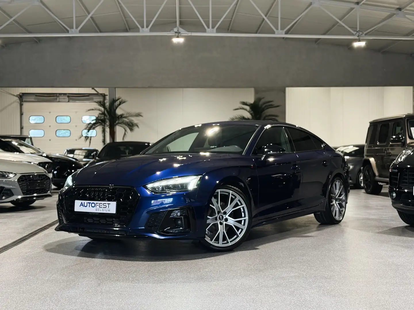 Audi A5 Sportback S-Line Navarra Blauw - 12 Mnd Garantie Azul - 1
