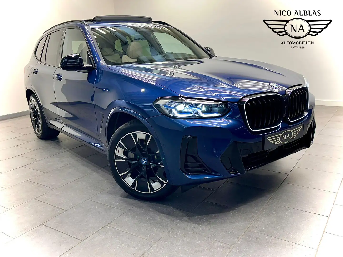 BMW iX3 M-Sport 80 kWh |pano|full options|HUD Bleu - 1