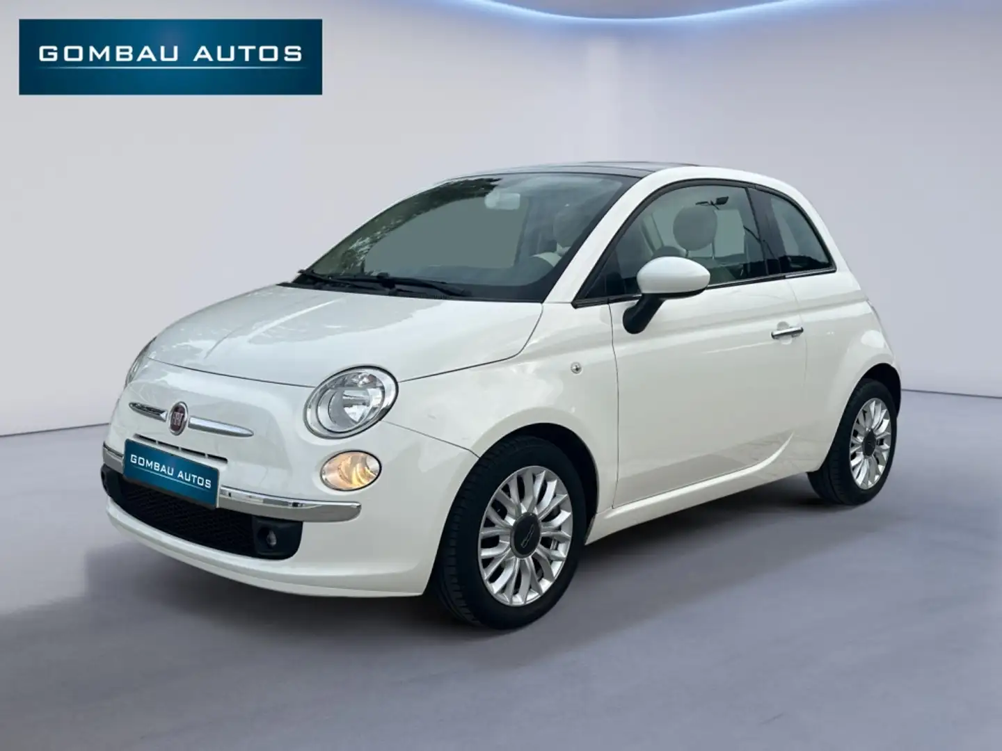 Fiat 500 Pequeño Automático de 3 Puertas Beige - 1