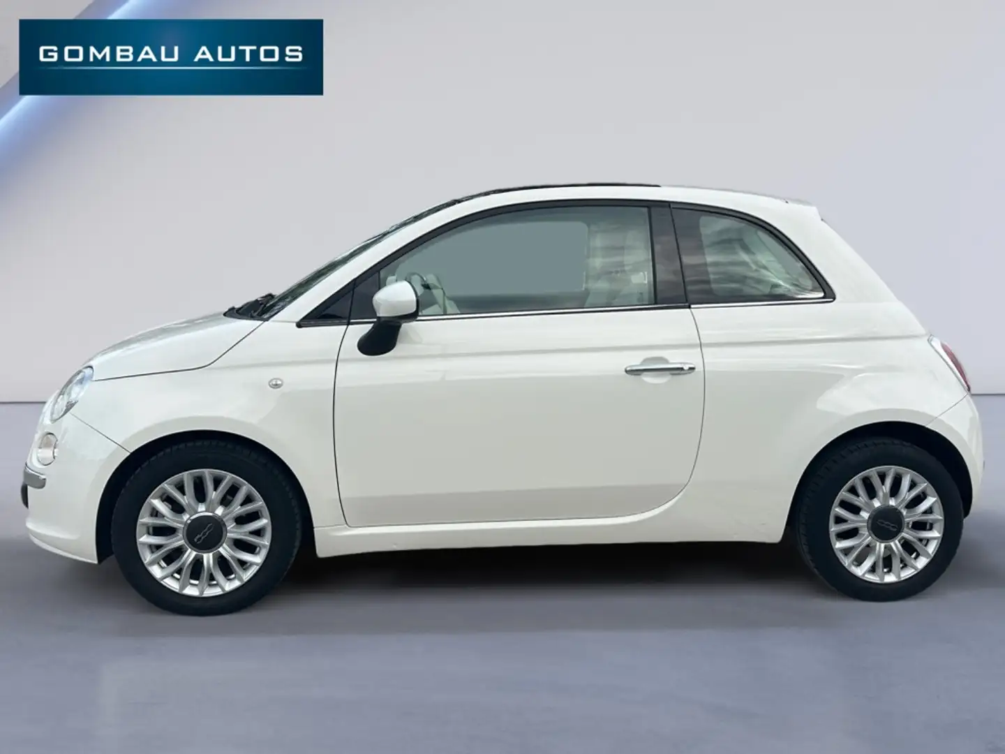 Fiat 500 Pequeño Automático de 3 Puertas Beige - 2