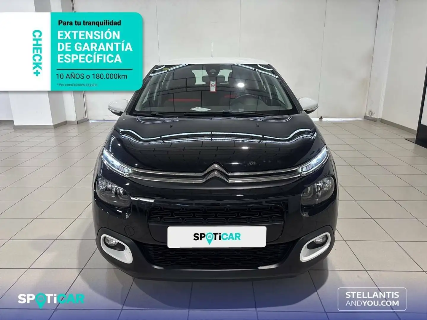 Citroen C3 PureTech 60KW (82CV) Feel Zwart - 2
