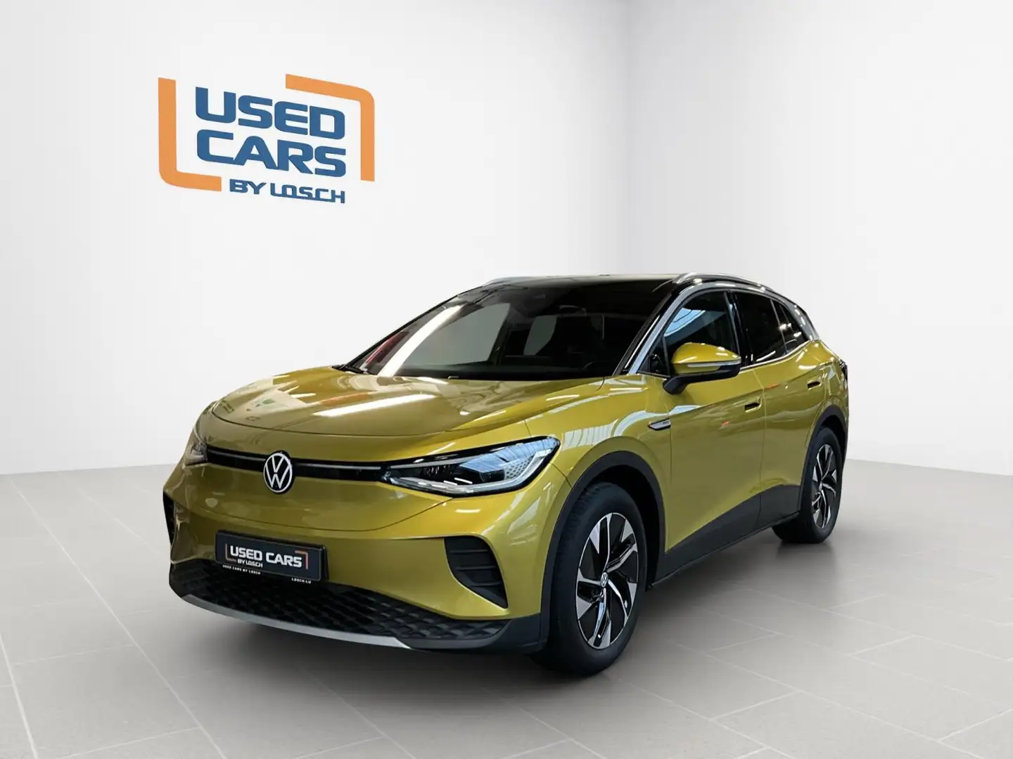 Volkswagen ID.4 77kWh+Pro-Max+LM19+AHK Jaune - 1