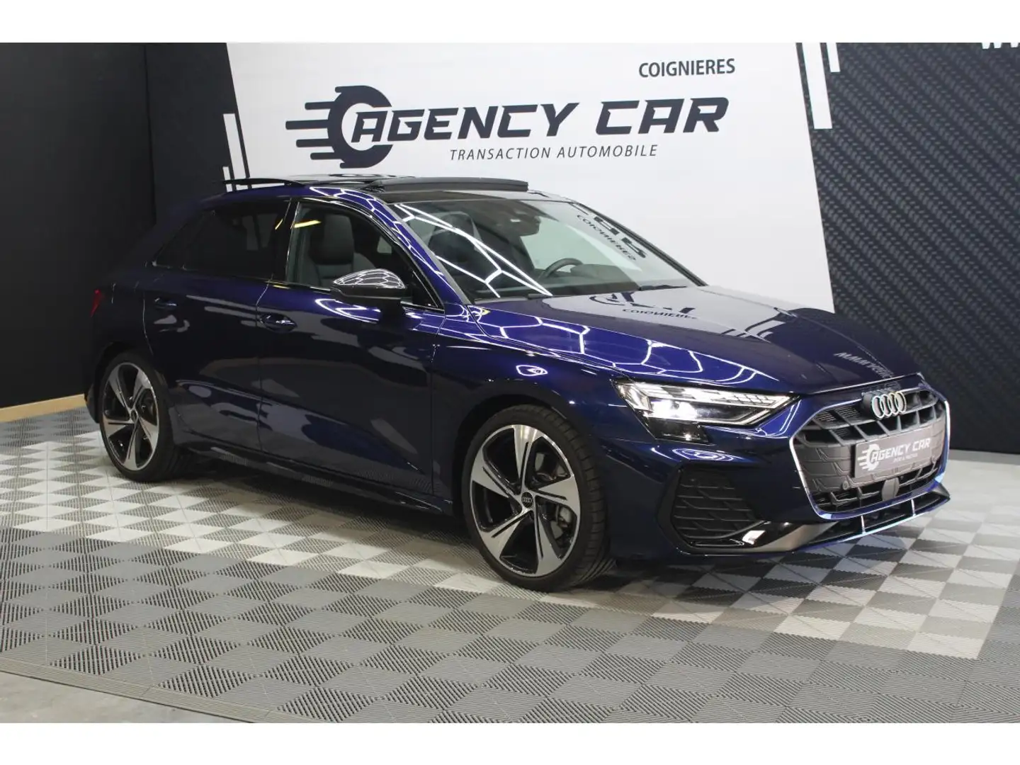 Audi A3 35 TFSI - 150 cv - S line PHASE 2 - Full options   Bleu - 1