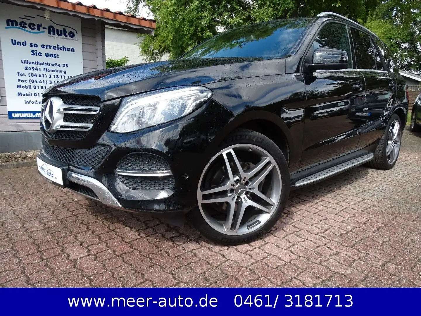 Mercedes-Benz GLE 350 d 4Matic/AHK/21 Zoll AMG/LED/Navi/StHz. Schwarz - 1