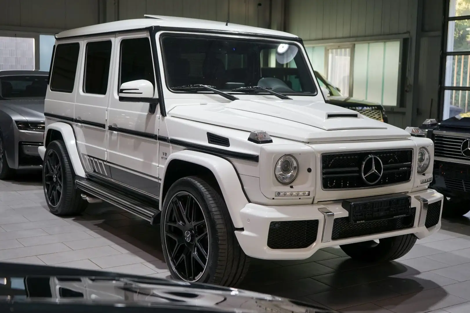 Mercedes-Benz G 63 AMG BI-COLOR LEDER*DISTRONIC*SCHIEBEDACH* Weiß - 2