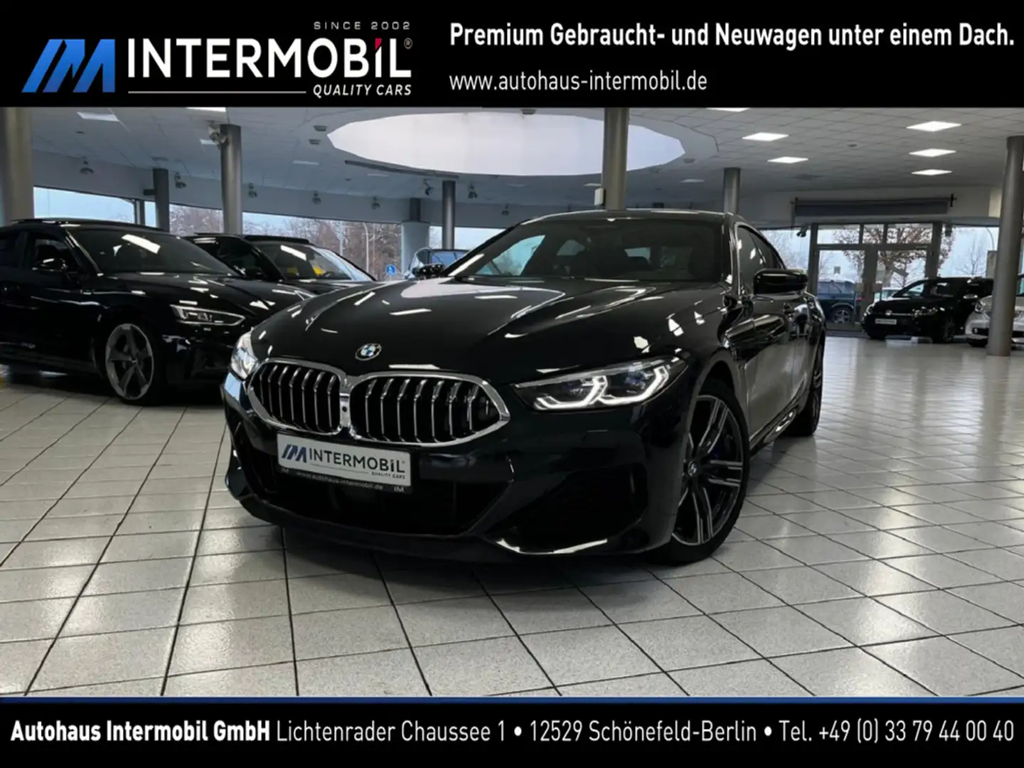 BMW M850 i xDrive Gran Coupe*LASER*HUD*H-K*SOFT*360° Schwarz - 1