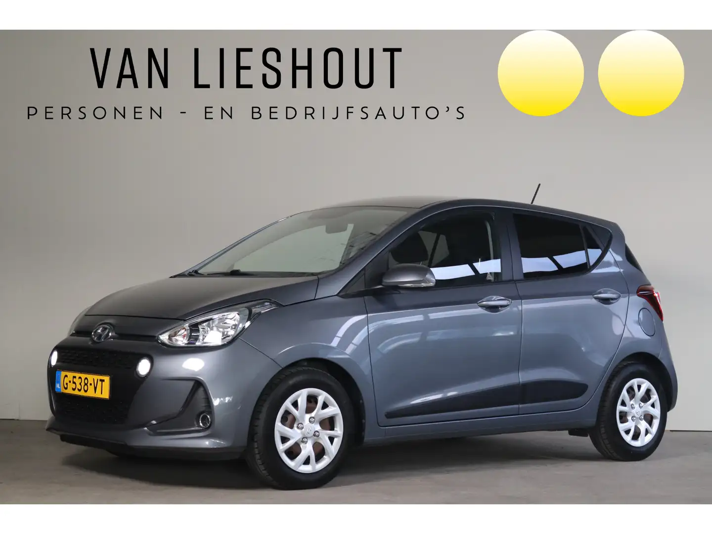 Hyundai i10 1.0i Premium NL-Auto!! Stoel + Stuurverwarming I C Grijs - 1