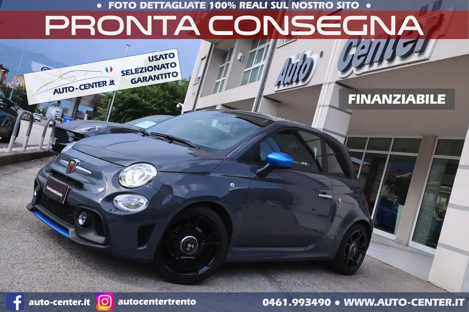 Abarth 595 F595 1.4 T-Jet 165CV F Grigio - 1