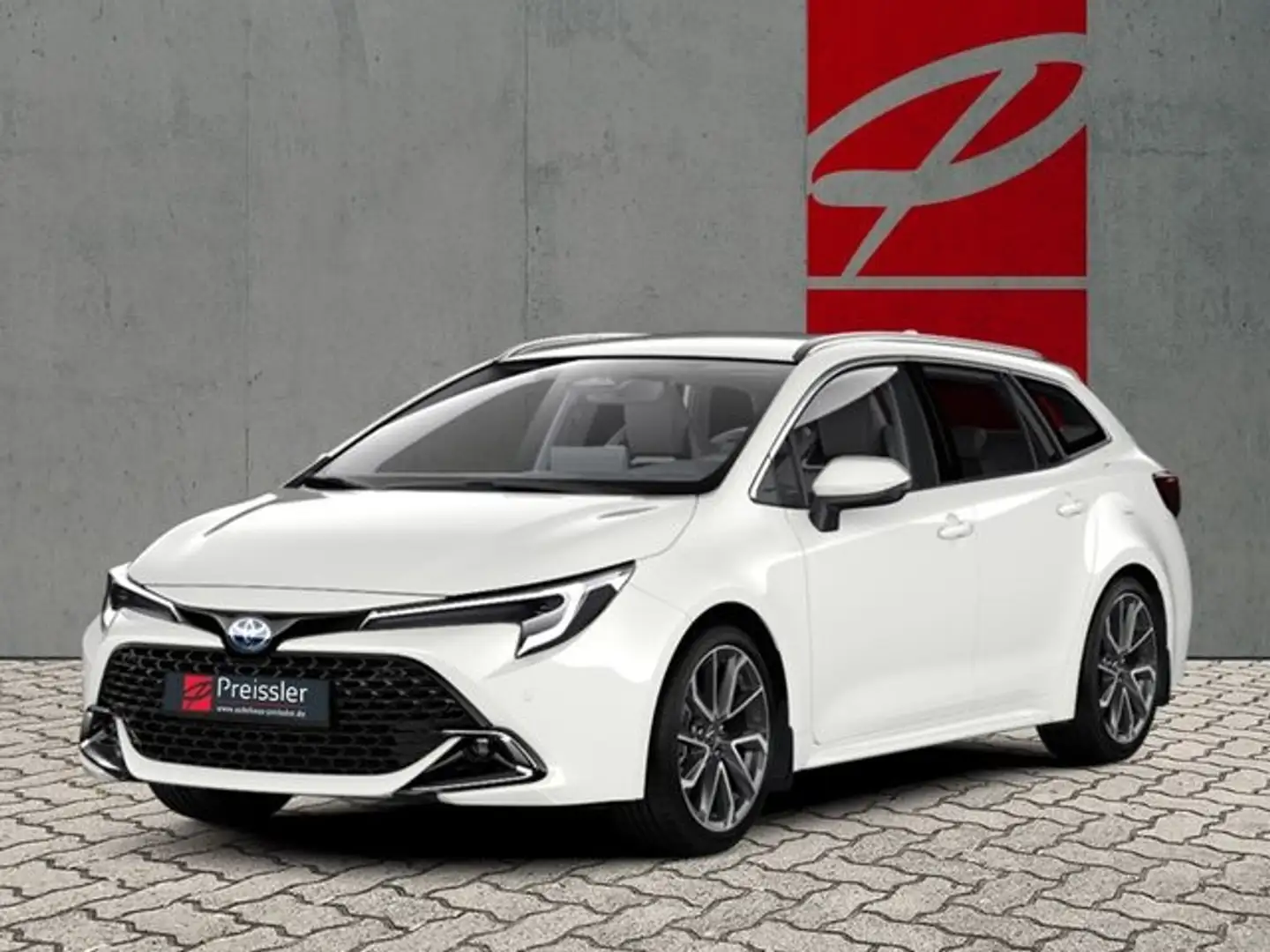 Toyota Corolla Touring Sports 2.0 Hybrid Lounge Blanc - 1