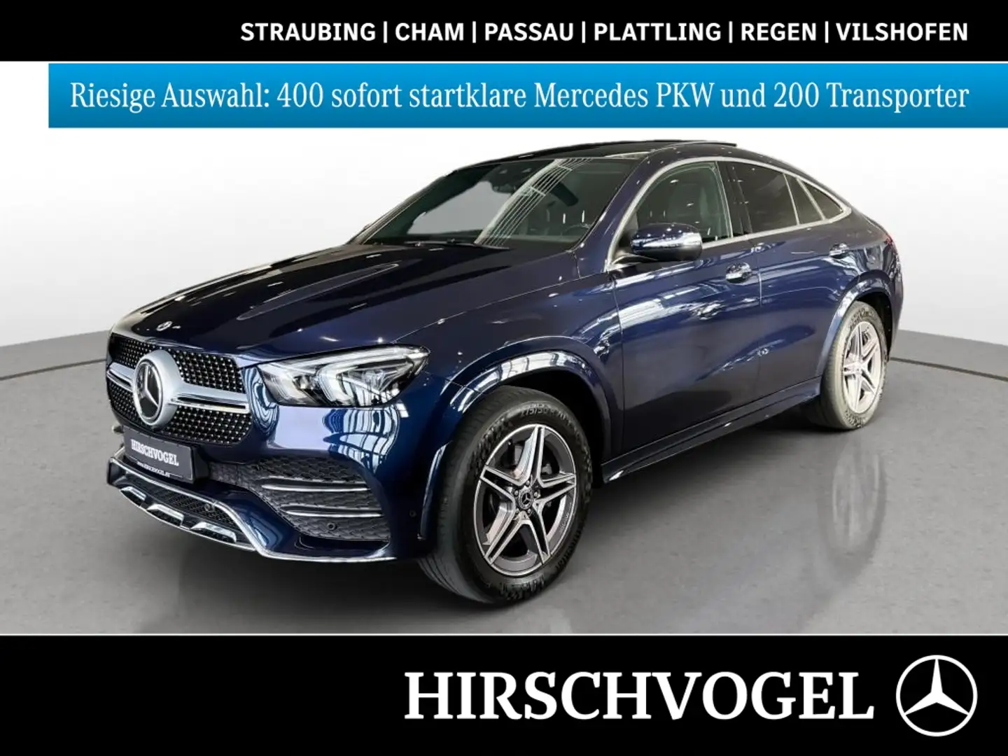 Mercedes-Benz GLE 350 de 4M AMG-Line+AIRMATIC+AHK+DISTRON+Pano Blauw - 1