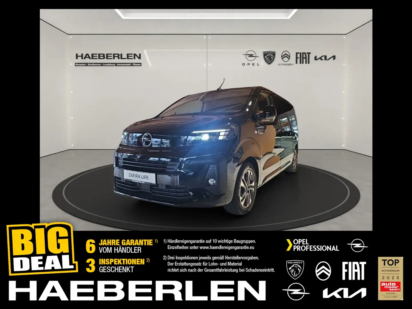 Opel Zafira Life 2.0 D (L2) Edition M ACC+AHK+SHZ+LM Negro - 1