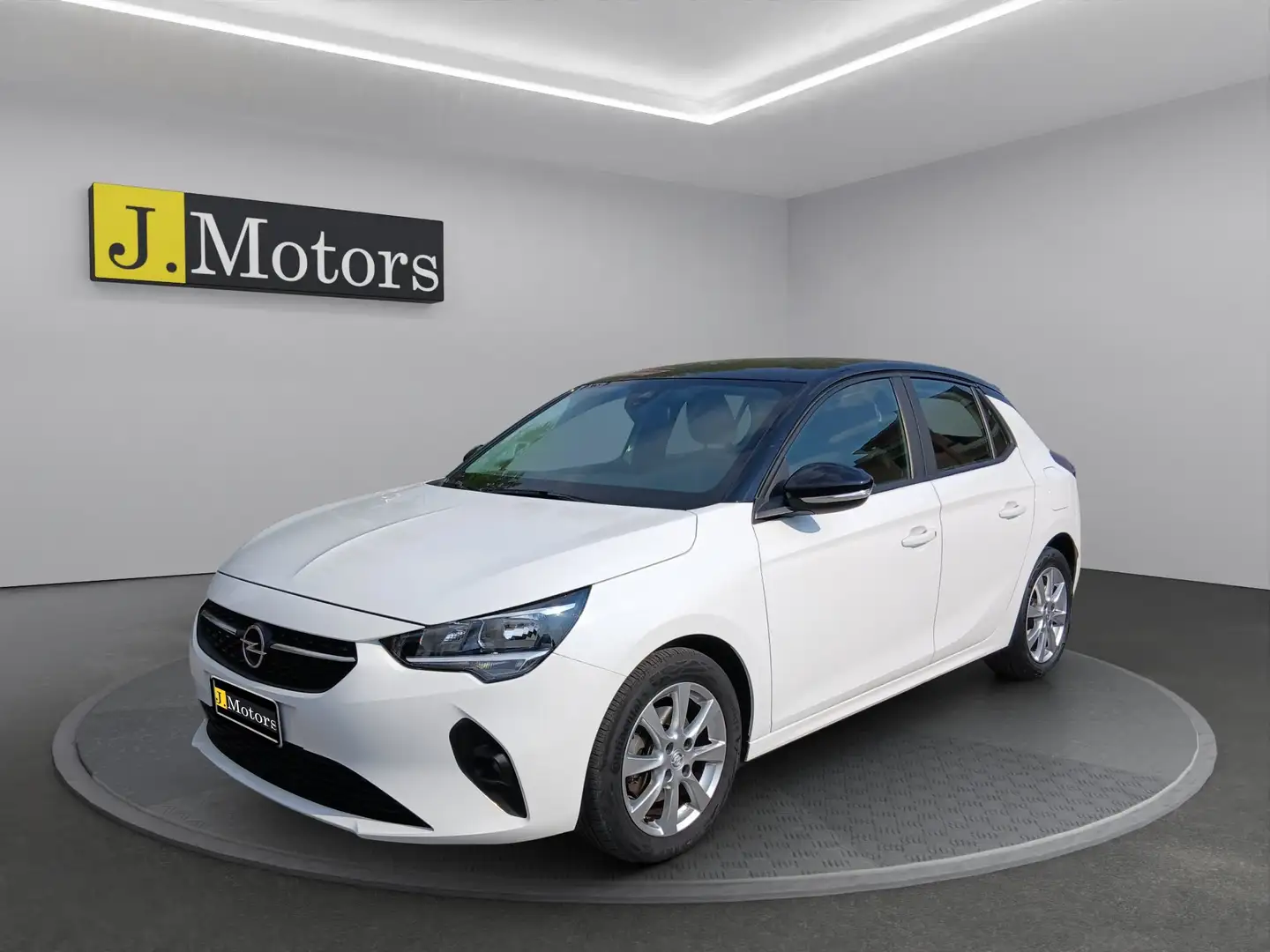 Opel Corsa 1.5 D Edition 100 cv S&S CarPlay Bianco Tetto Nero Bianco - 1