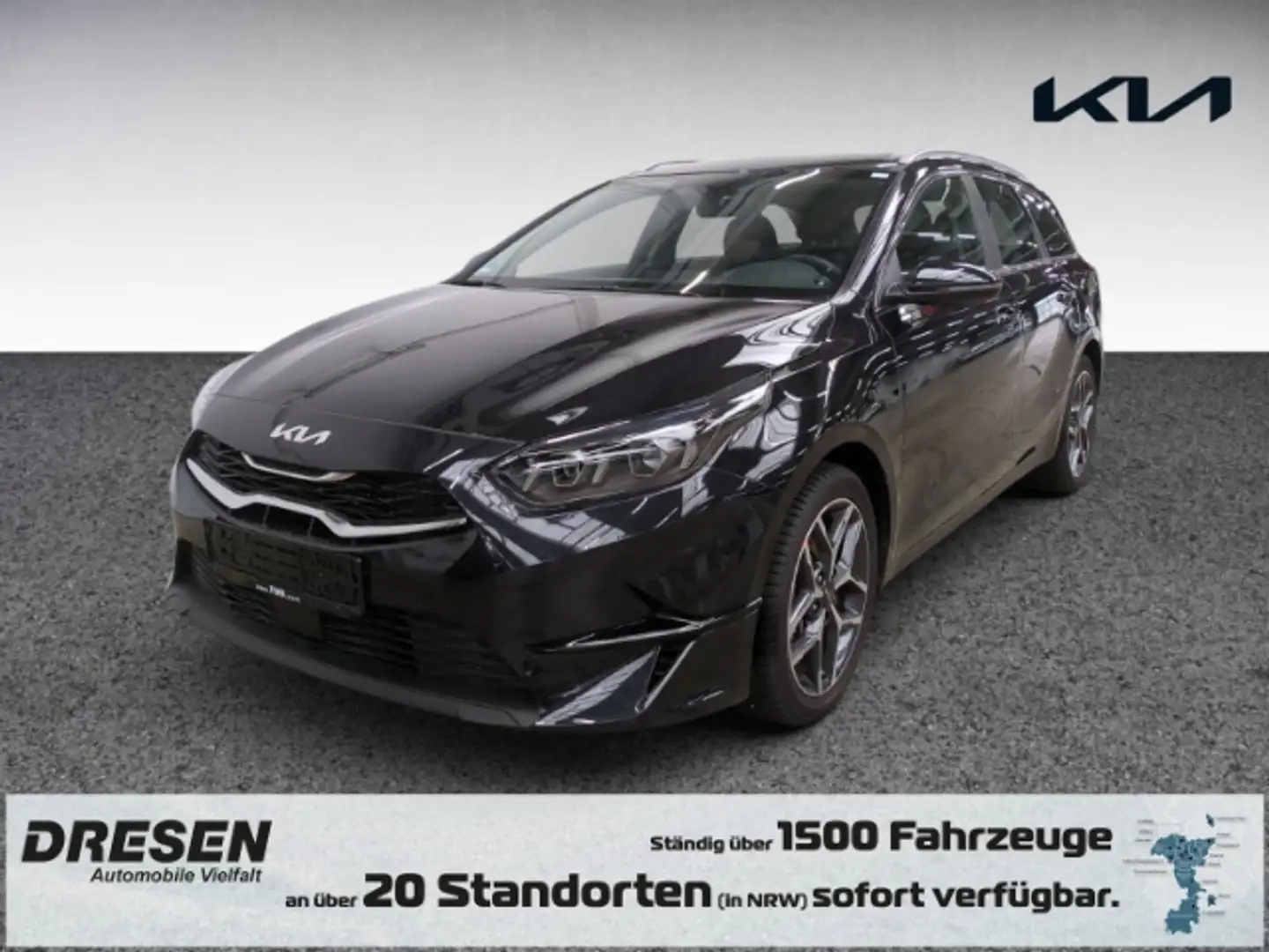 Kia Ceed SW / cee'd SW SPIRIT 1.5T 140 NAVI,DAB,KLIMA,SITZHZG,LENKRADHZG Zwart - 1