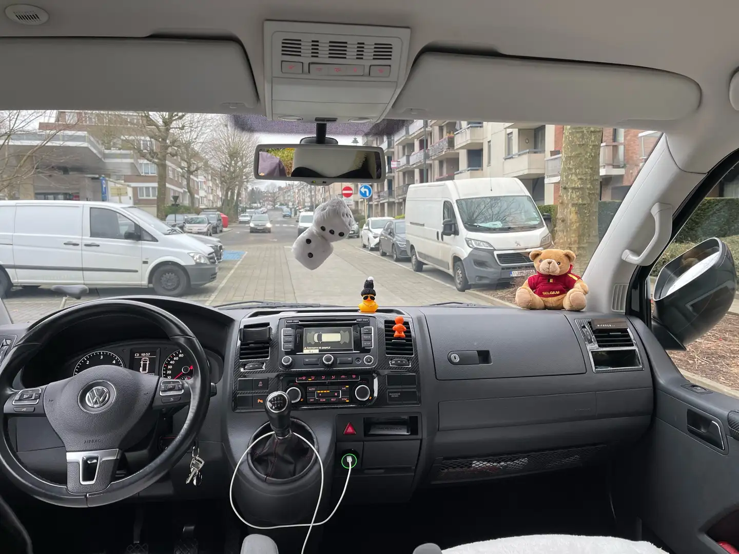 Volkswagen Transporter Volkswagen Caravelle T5 Noir - 2