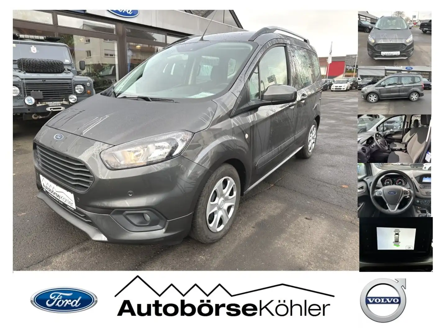 Ford Tourneo Courier 1.0 EcoBoost Trend *Klima, EPH, AHK...* Šedá - 1