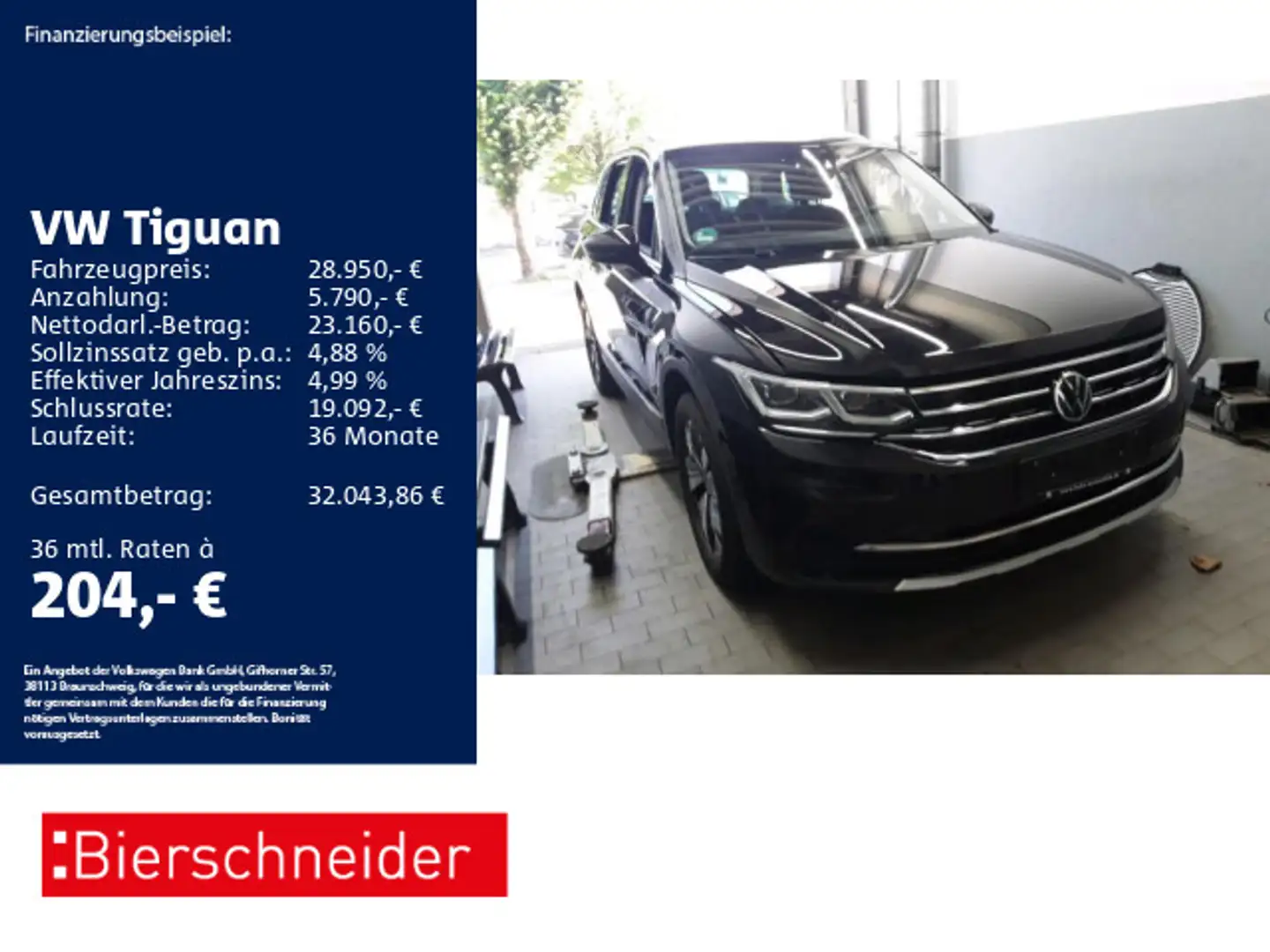 Volkswagen Tiguan 1.4 TSI eHybrid Elegance MATRIX NAVI SHZ Noir - 1