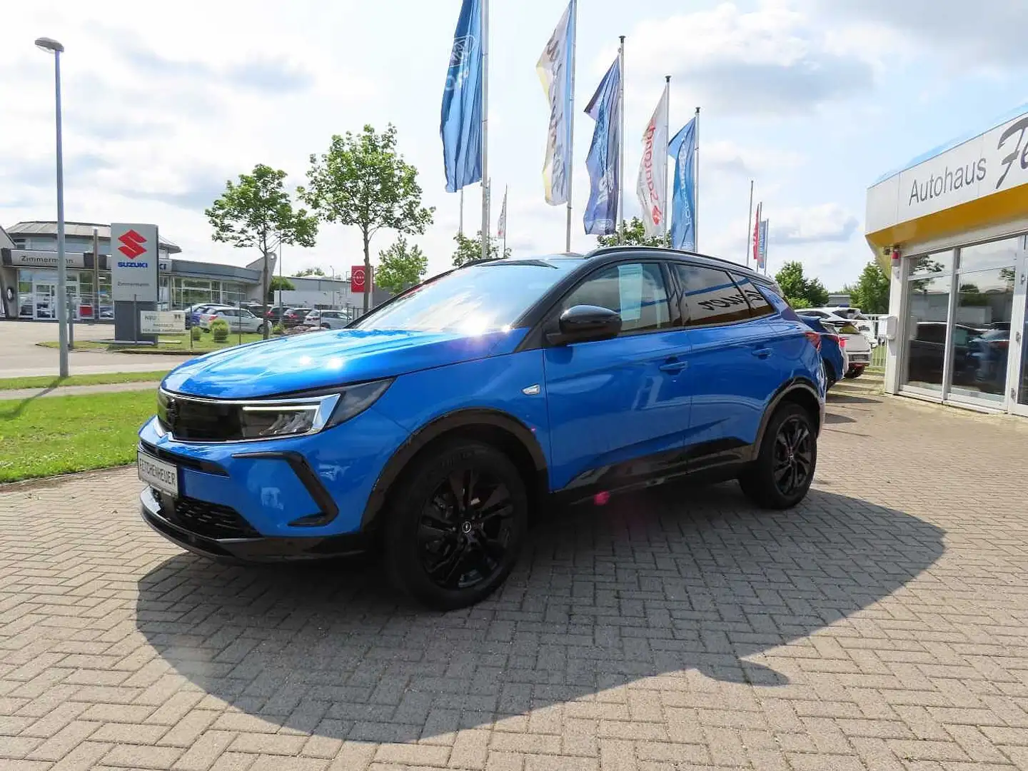Opel Grandland Aut. GS  NAVI+LED+RFK+AGR+SHZ+ALU+GJR Blau - 2
