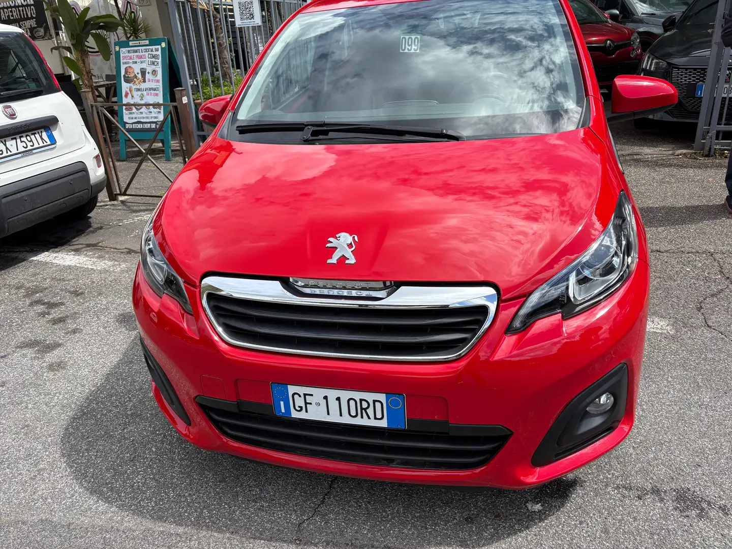 Peugeot 108 active radio bluetooth usb  clima Rosso - 1