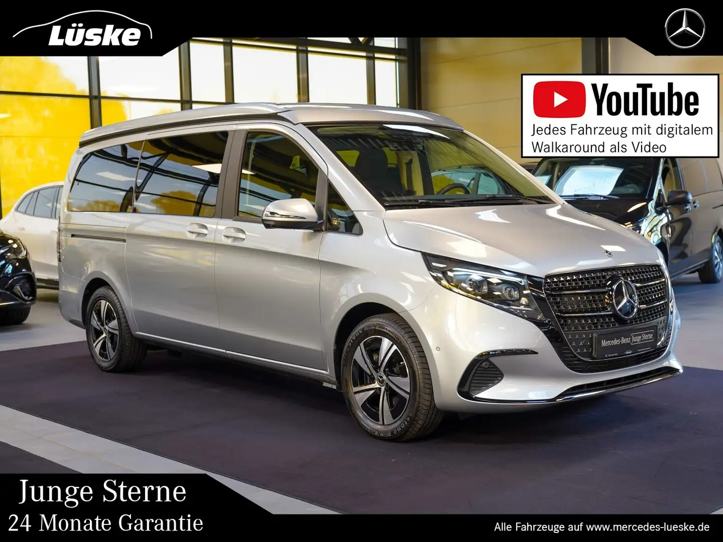 Mercedes-Benz V 220 V 220 d Marco Polo Airmatic Dach elektrisch AHK Argent - 1