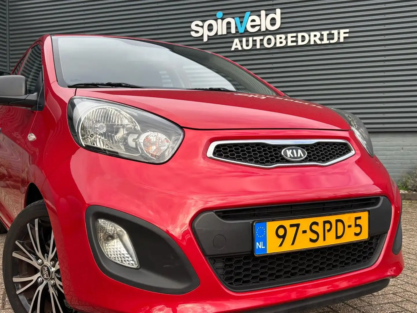 Kia Picanto 1.2 CVVT Comfort Pack BJ`11 NAP NL 5drs Airco Elek Rouge - 2