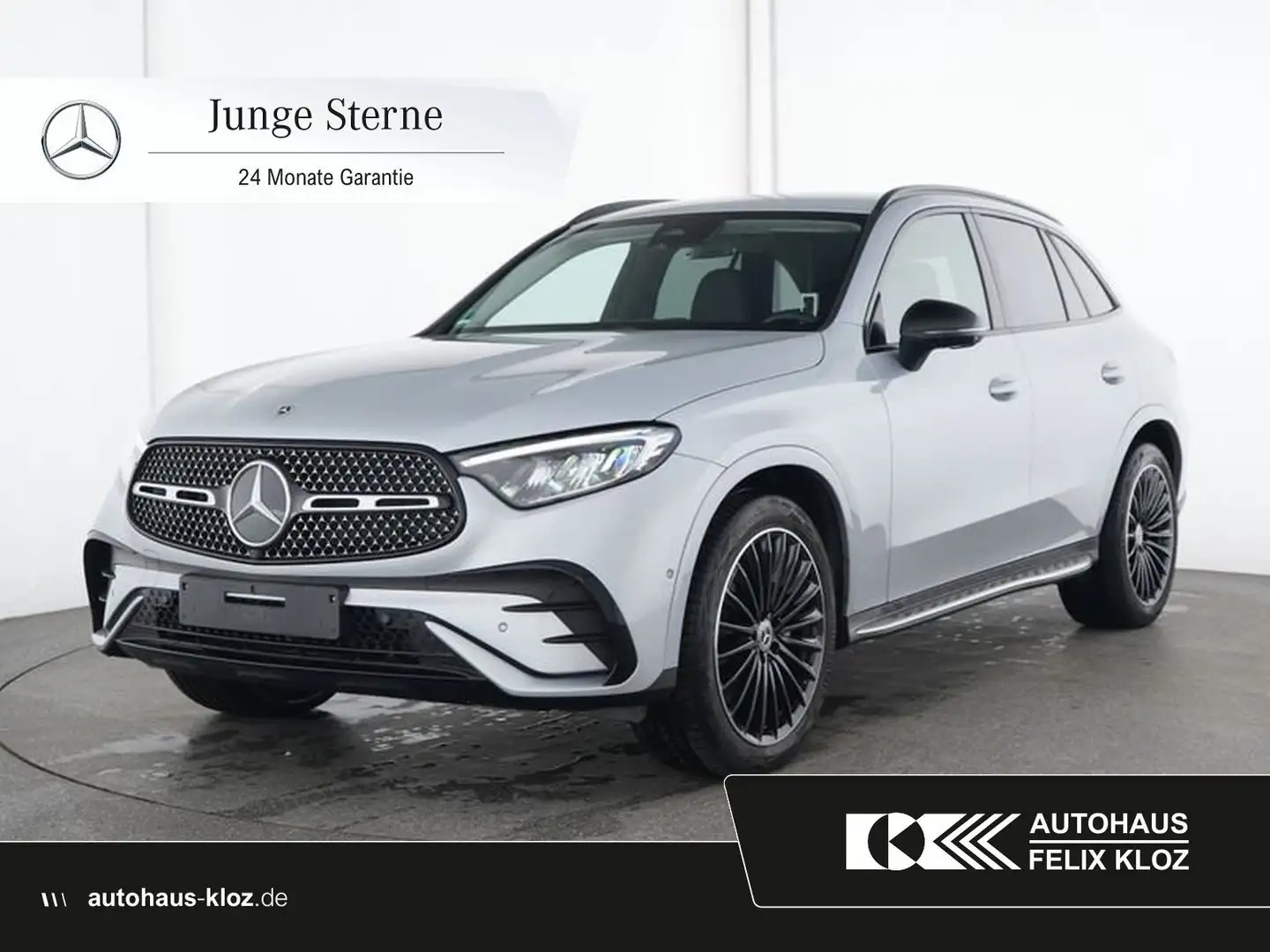 Mercedes-Benz GLC 200 4M AMG*AHK*20"*Night*Distro*Totwin*360°* Silber - 1