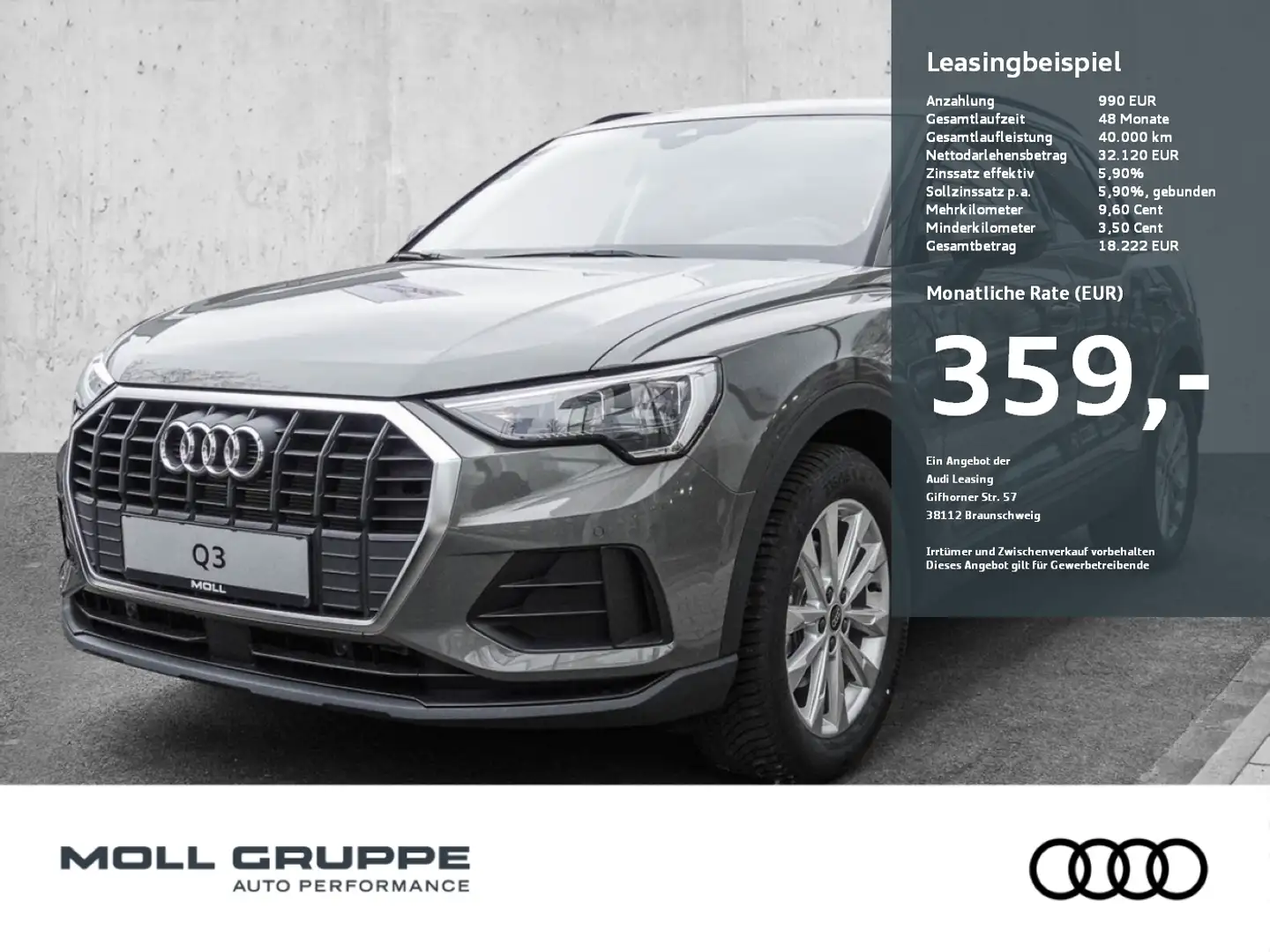 Audi Q3 35 TFSI 110(150)  S tronic Grau - 1