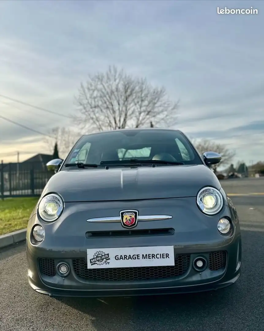 Abarth 500 1.4 Turbo T-Jet 160ch 595 TURISMO Gris - 2