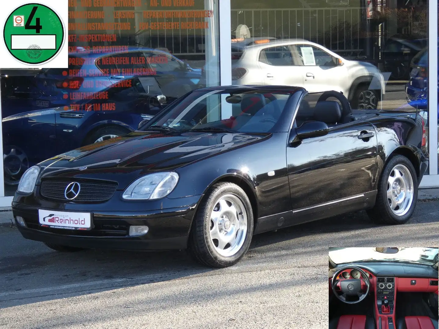 Mercedes-Benz SLK 200 Rostfrei & Original wenig KM+TOP ZUSTAND Schwarz - 1