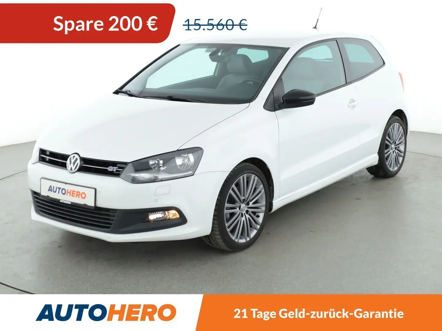 Volkswagen Polo 1.4 TSI ACT BlueGT Aut.*PDC*SHZ*KLIMA*TEMPO* Weiß - 1